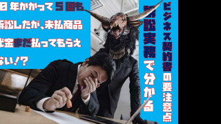 10年かかって5回も訴訟したが、未払商品代金まだ払ってもらえない！？訴訟実務で分かるビジネス契約書の要注意点！